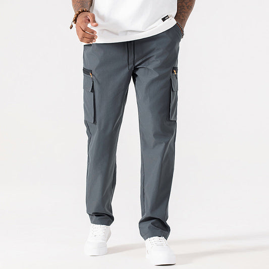 👖 LIMITED-TIME 49% OFF! 🪂 Men's Casual Cargo Pants with Multiple Pockets – Adjustable Waist, Durable Fabric 🏔️