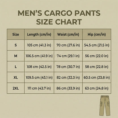👖 LIMITED-TIME 49% OFF! 🪂 Men's Casual Cargo Pants with Multiple Pockets – Adjustable Waist, Durable Fabric 🏔️