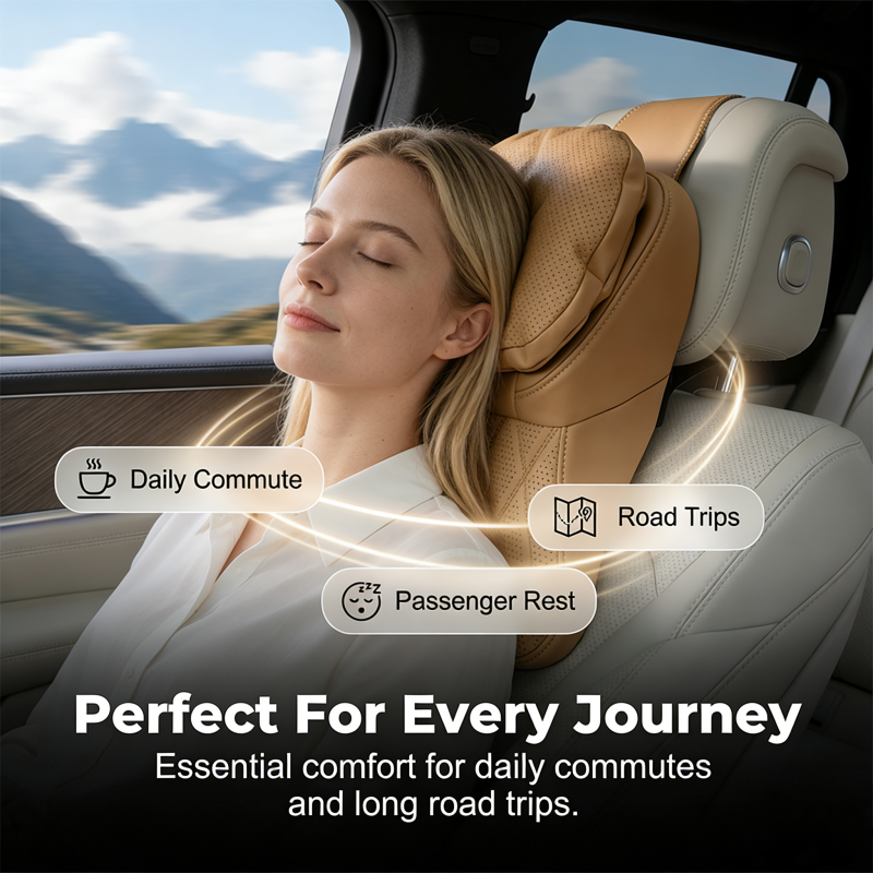 ⏳LAST DAY SALE 50% OFF! Aviation-Grade PU Leather Car Headrest