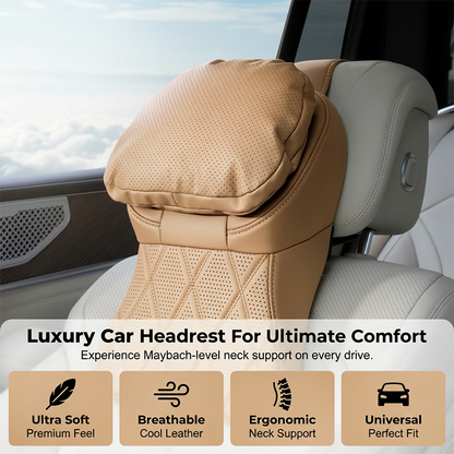 ⏳LAST DAY SALE 50% OFF! Aviation-Grade PU Leather Car Headrest