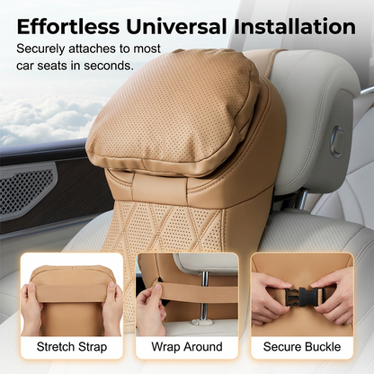 ⏳LAST DAY SALE 50% OFF! Aviation-Grade PU Leather Car Headrest