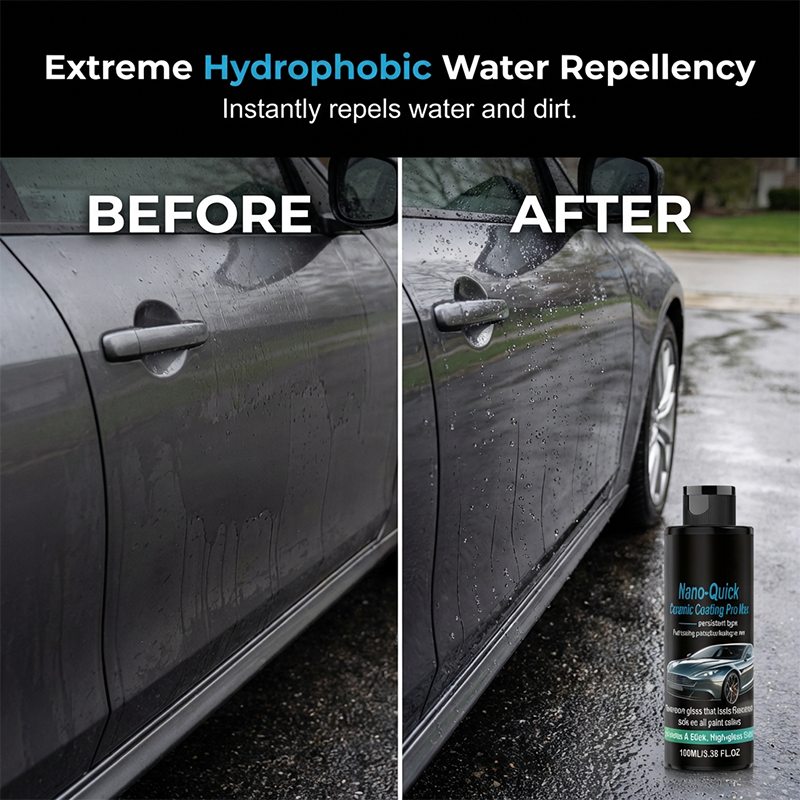 High-Gloss Hydrophobic Nano Ceramic Coating Spray