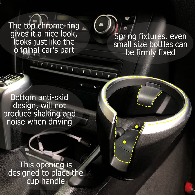 Center Console Cup Holder for Car