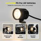 L4X Motorcycle LED Auxiliary Spotlights
