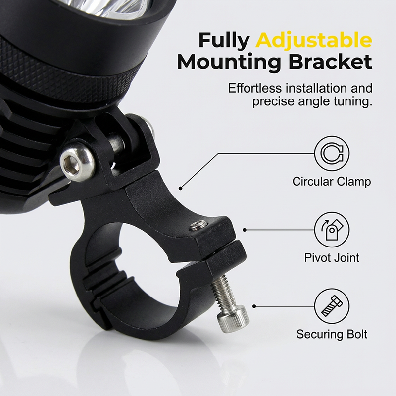 L4X Motorcycle LED Auxiliary Spotlights