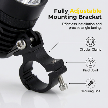 L4X Motorcycle LED Auxiliary Spotlights