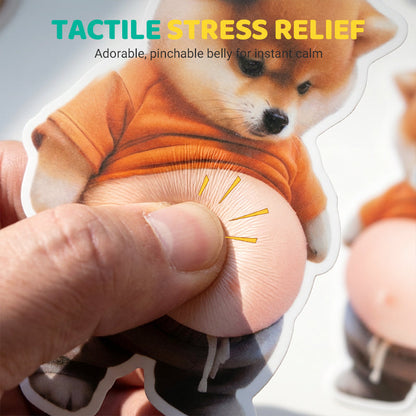 💞50K+ SOLD! 🔥🔥50% OFF!🎁🎁3D Cute Shiba Inu Self-Adhesive Door Stopper & Stress Ball