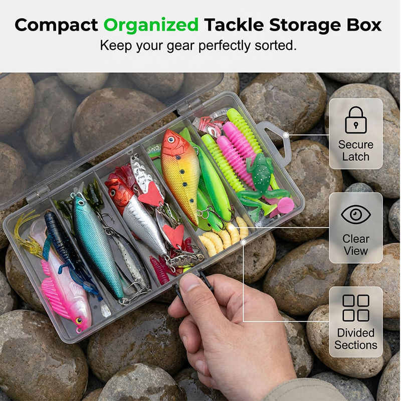 🔥Fishing Lures Set with Box☀️🎣