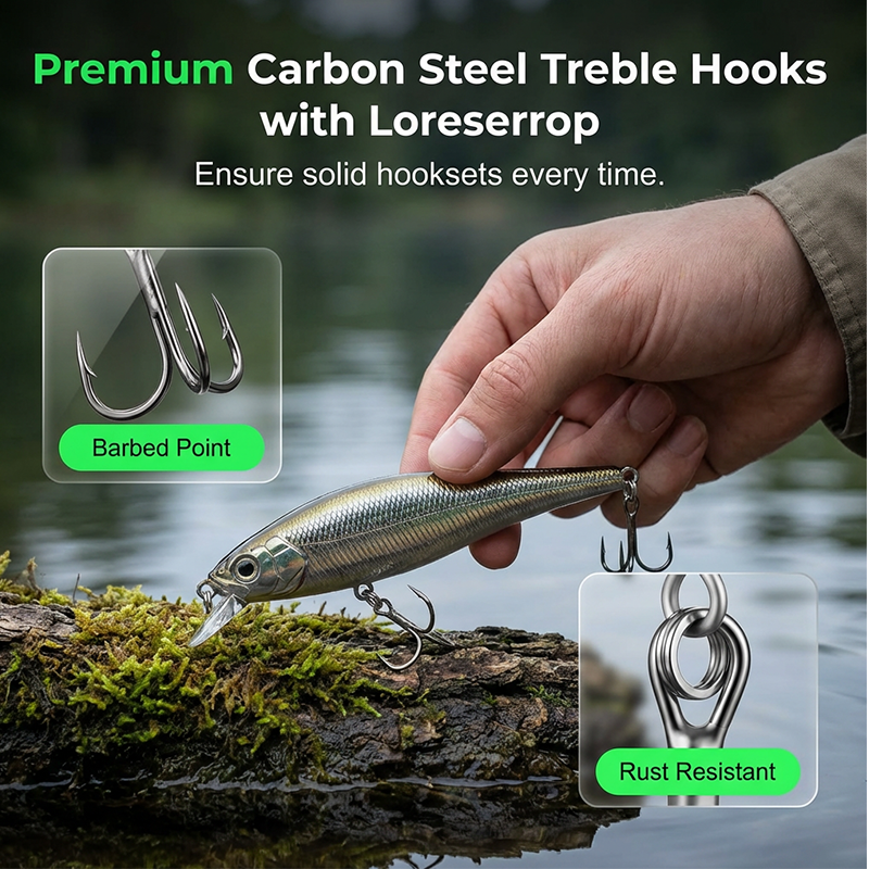 🔥Fishing Lures Set with Box☀️🎣