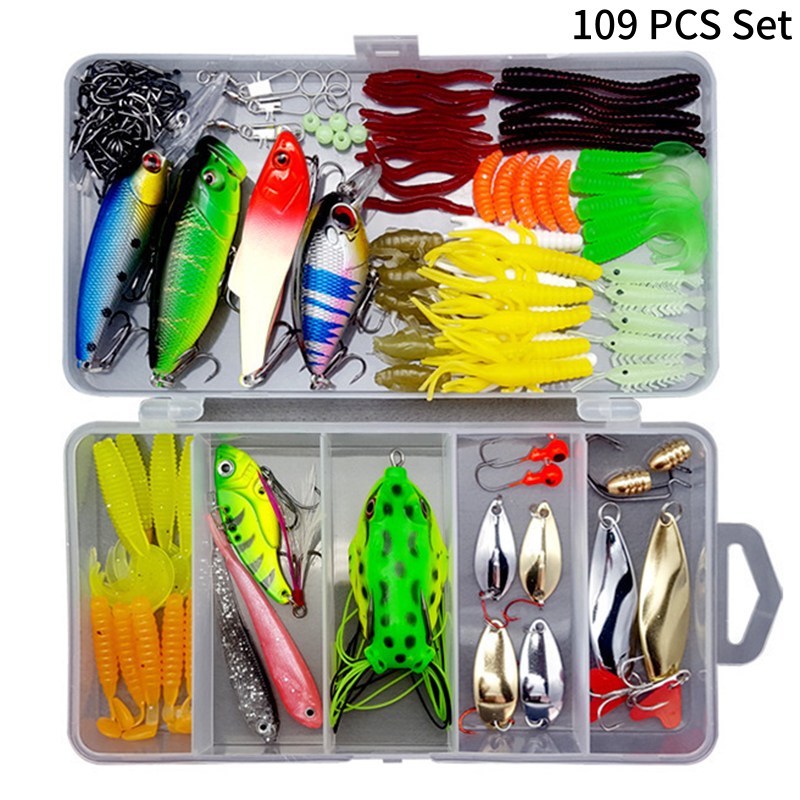 🔥Fishing Lures Set with Box☀️🎣