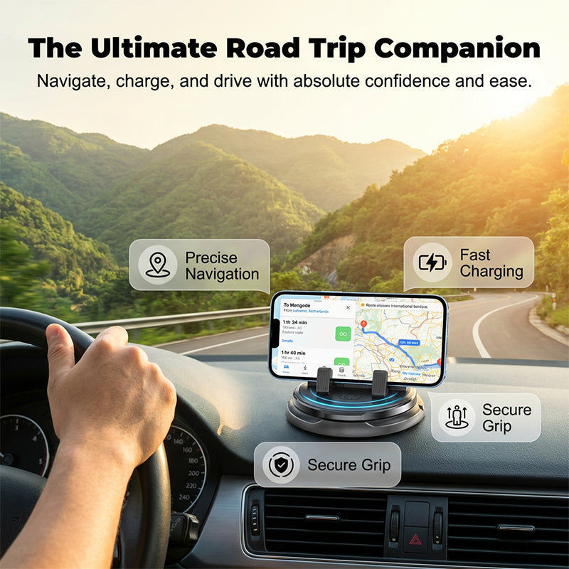 📱 50% OFF! 2-in-1 car phone holder + parking number plate – 360° rotation, fits heavy-duty cases. 50K+ sold! 🚗✨
