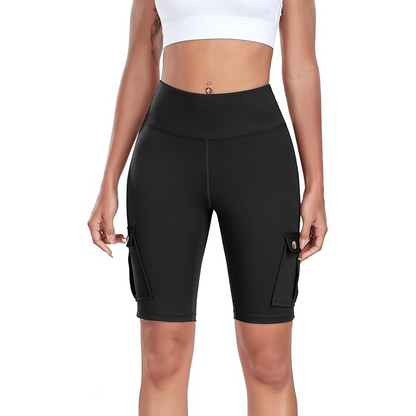 Women's Stretch High Waisted Biker Shorts