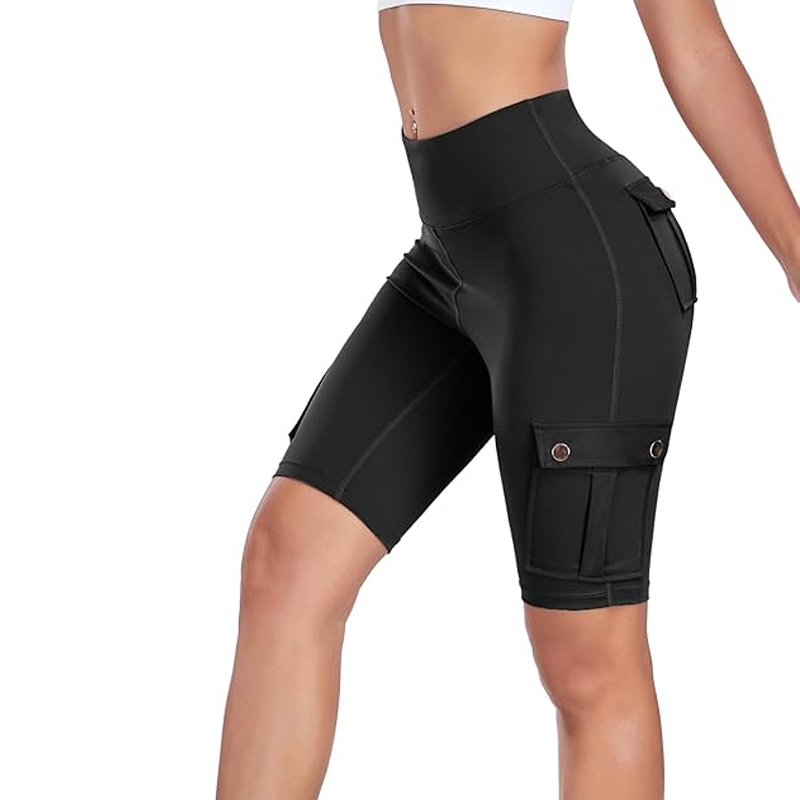 Women's Stretch High Waisted Biker Shorts