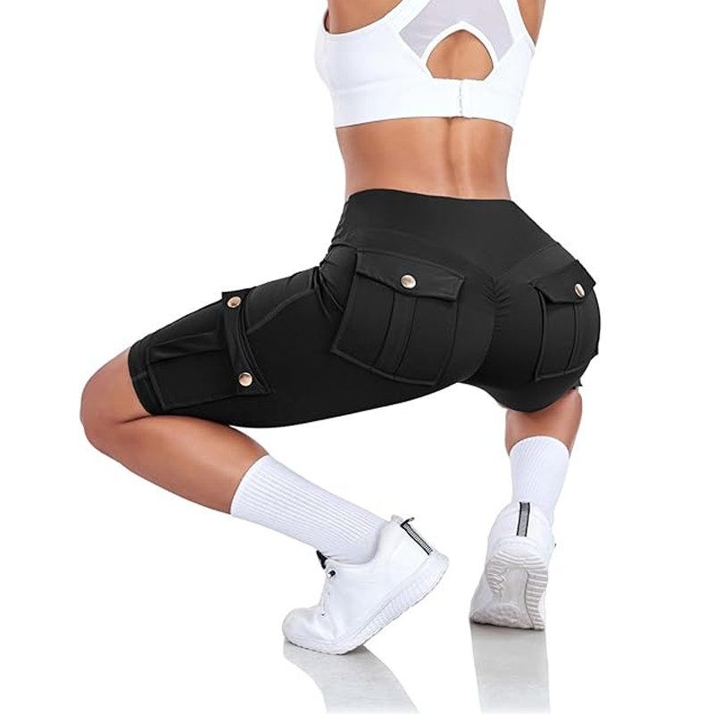 Women's Stretch High Waisted Biker Shorts