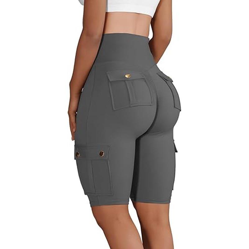 Women's Stretch High Waisted Biker Shorts