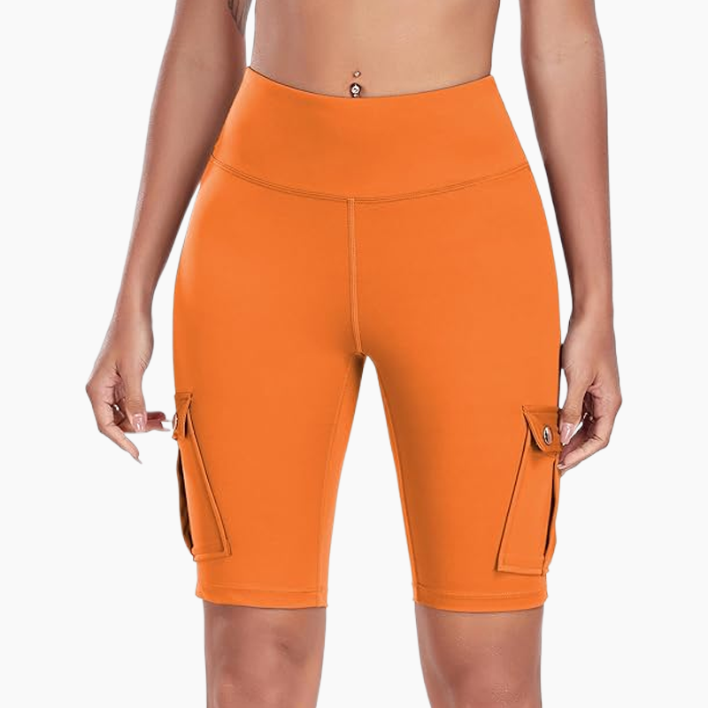 Women's Stretch High Waisted Biker Shorts