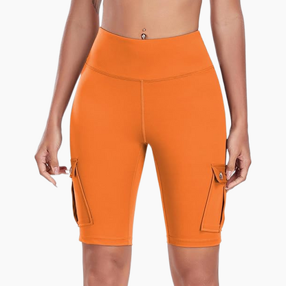 Women's Stretch High Waisted Biker Shorts