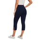 Stretchy Tummy Control Yoga Capris for Women