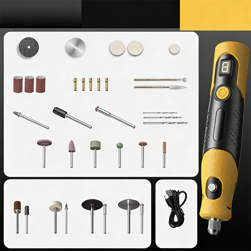 Versatile Handheld Electric Grinder Kit