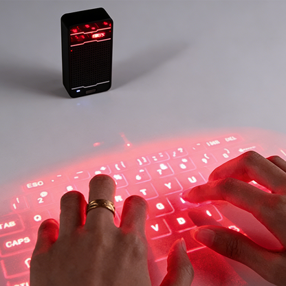 Portable Laser Projection Virtual Keyboard