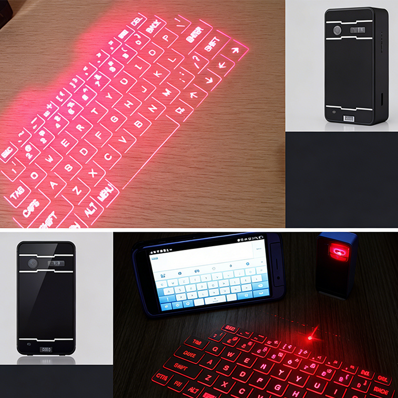 Portable Laser Projection Virtual Keyboard