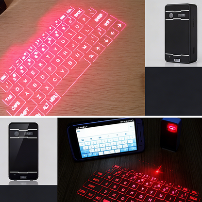 Portable Laser Projection Virtual Keyboard