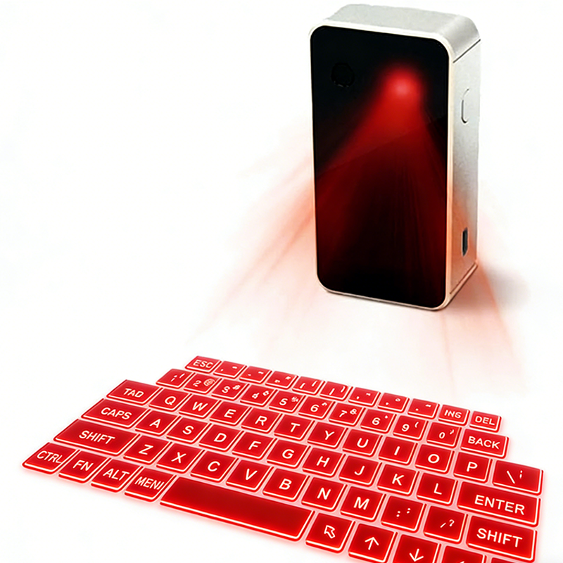 Portable Laser Projection Virtual Keyboard