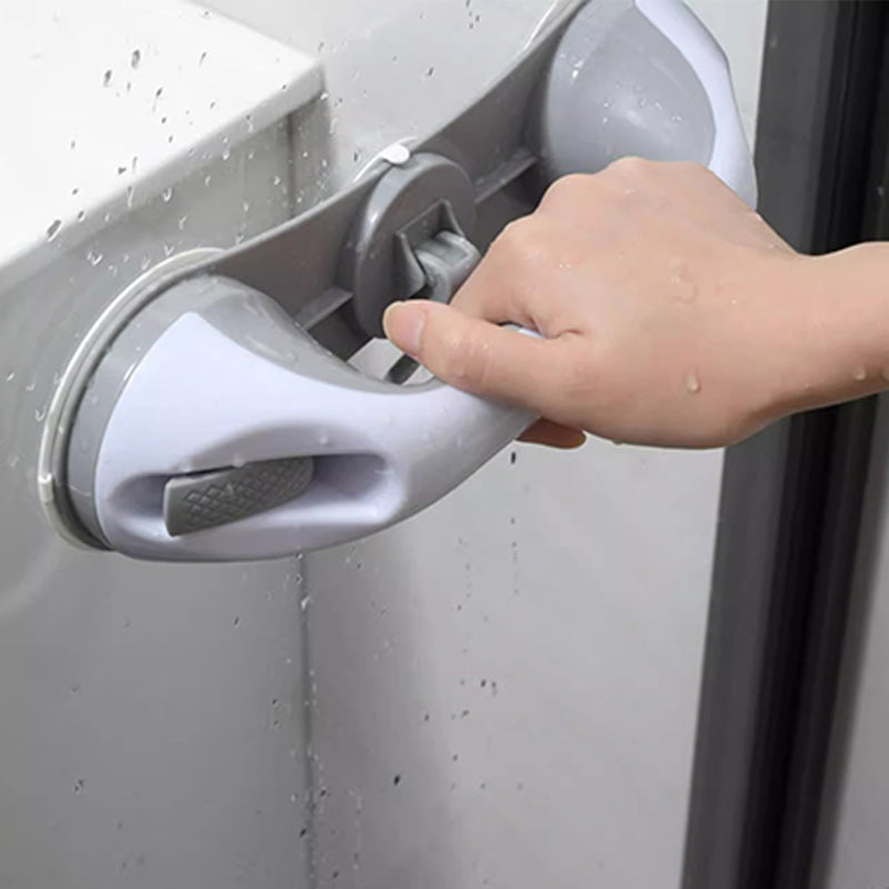 🔥50% OFF! Drill-Free Suction Grab Bar🚿 No Drilling! Instant Safety Support!