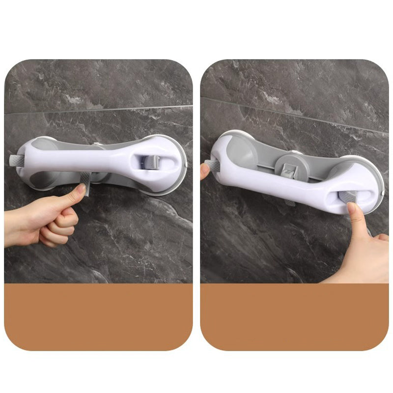 🔥50% OFF! Drill-Free Suction Grab Bar🚿 No Drilling! Instant Safety Support!