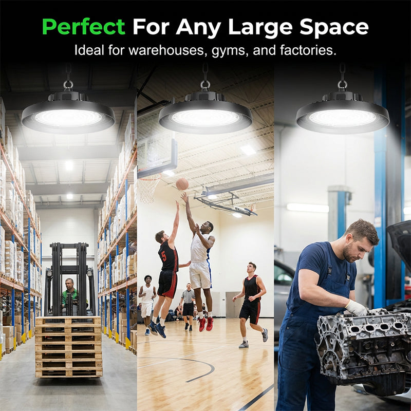 💡 50% OFF NOW! UFO LED High Bay Light – 100W, 160lm/W, 220V, for Industrial, Warehouse & Large Spaces 🏭✨