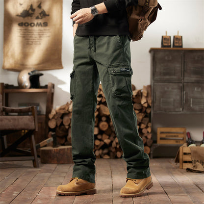 🖤Black Friday Sale:50% OFF🖤👖 Men's Cotton Cargo Tactical Pants 🛠️ Multi-Pocket, Reinforced Construction & Adjustable Waist