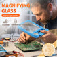 Rechargeable LED Magnifying Glass with 3 Light Modes