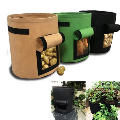 🔥Hot Deals-Fabric Potato Grow Bag with Harvest Window