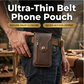 Men's Vertical Waist Bag Phone Pouch