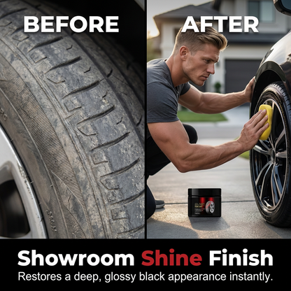 🚗Instant Tire Shine & Protector Wax Kit👍✨
