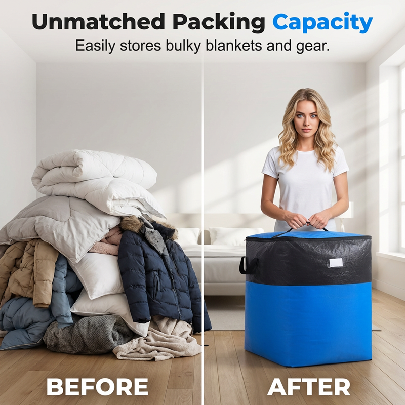 🔥🔥10k+ Sold! Collapsible Storage & Moving Bag✨📦