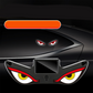 Solar Powered Devil's Eye LED Car Warning Light