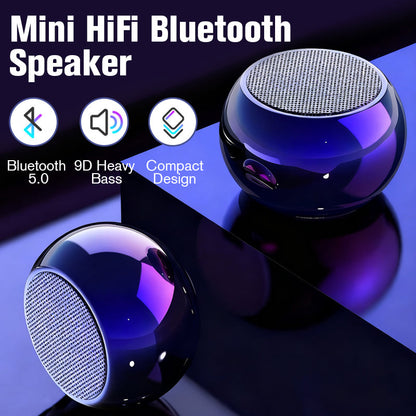 🥳2026 HOT SALE🥳💞50K+ SOLD!💎🎵 50% OFF! Mini Hi‑Fi Speaker – 360° sound, deep bass. Aluminium alloy, skin‑friendly. 16hrs non‑stop music. A pocket‑sized concert. 🛡️🕊️