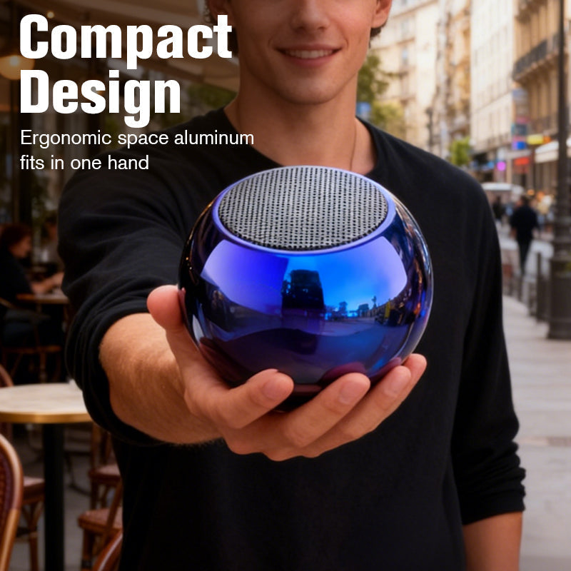 🥳2026 HOT SALE🥳💞50K+ SOLD!💎🎵 50% OFF! Mini Hi‑Fi Speaker – 360° sound, deep bass. Aluminium alloy, skin‑friendly. 16hrs non‑stop music. A pocket‑sized concert. 🛡️🕊️