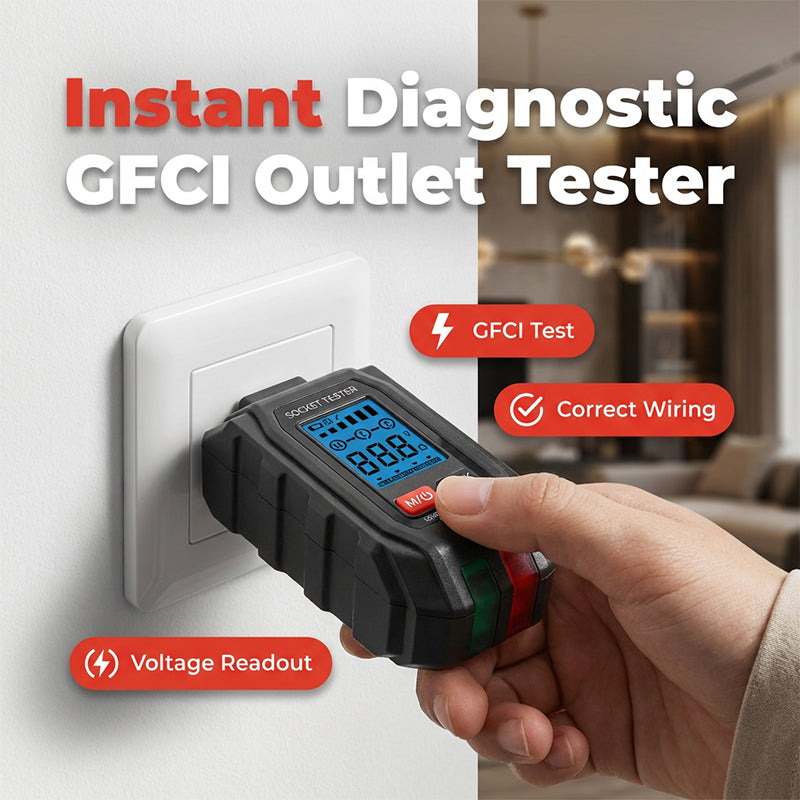 🔥Limited-time offer-Multifunctional Digital GFCI Outlet Tester