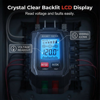 🔥Limited-time offer-Multifunctional Digital GFCI Outlet Tester