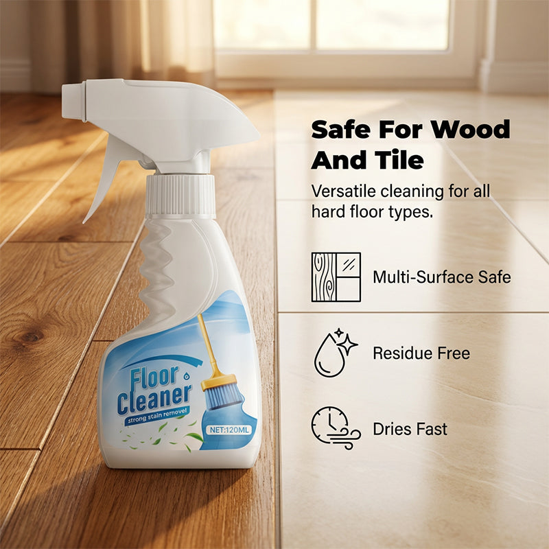 🥳2026 HOT SALE🥳💞50K+ SOLD!🧹💨 50% OFF! Hard Surface Floor Cleaner Spray – Fast drying, no watermarks. Restores natural gloss, antibacterial & safe for wood/tile. Fresh botanical scent. 🏠✨
