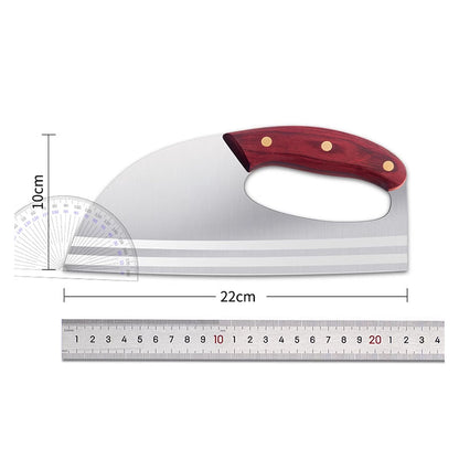 Ergonomic kitchen knife – front-handle design, effortlessly cuts vegetables and meat. A thoughtful gift for home cooks. 🍅🔪