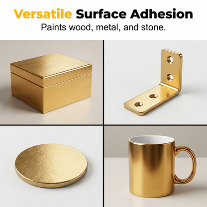 ⏰🔥LIMITED TIME 50% OFF! 🎨 Water-Based Metallic Gloss Paint – Smooth Finish, Rust-Resistant & Easy Application ✨🖌️