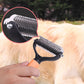 🐕 50% OFF NOW! 🐈 Double-Sided Deshedding Pet Grooming Brush