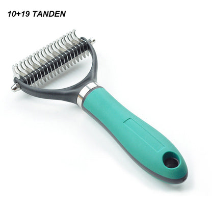 🐕 50% OFF NOW! 🐈 Double-Sided Deshedding Pet Grooming Brush