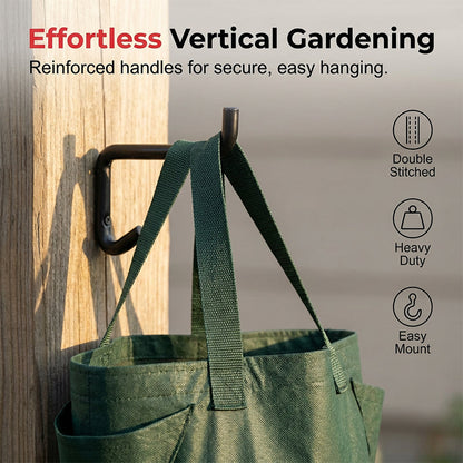 💥✨Limited-time 50% Off Special Offer🌞Hanging Strawberry Planter Bag with Side Pockets