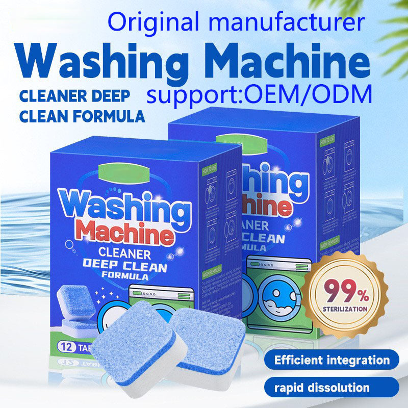 🧼 50% OFF! 🌀Washing Machine Cleaner Tablets