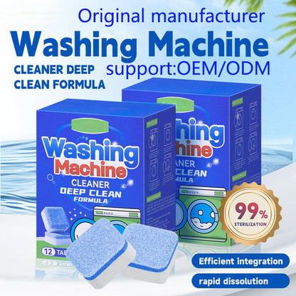 🧼 50% OFF! 🌀Washing Machine Cleaner Tablets