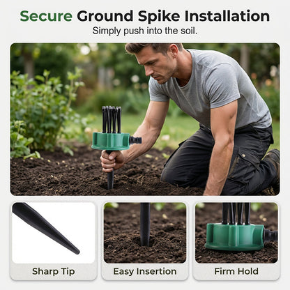 🥳2026 HOT SALE🥳💞50K+ SOLD!🌸🔄 Precision Irrigation Sprinkler – 360° multi‑directional, custom spray patterns. Gentle on delicate plants. Save water, grow better. 🌱✅